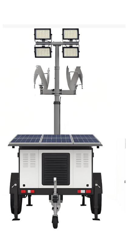 Wind-Solar-Diesel Hybrid Tower