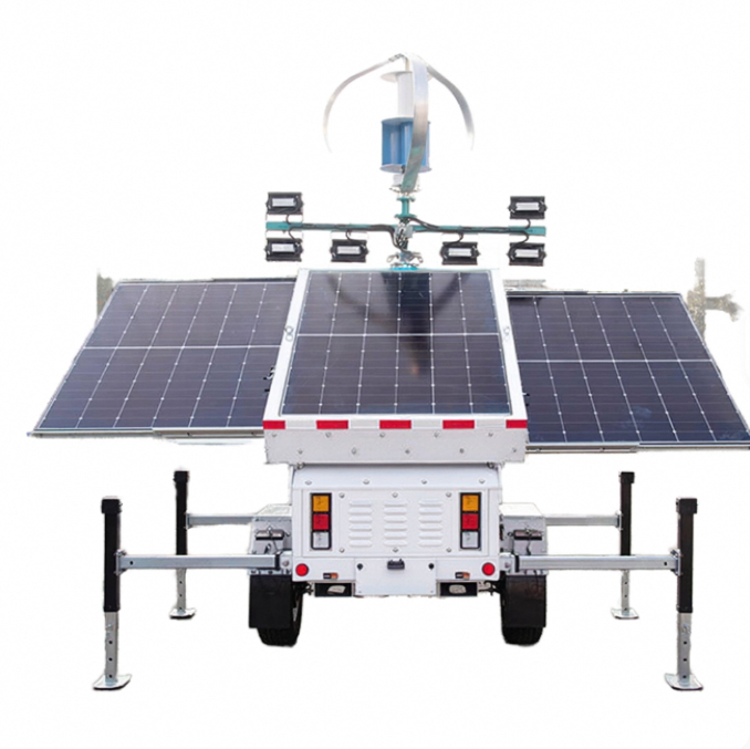 Wind-Solar Hybrid Light Tower