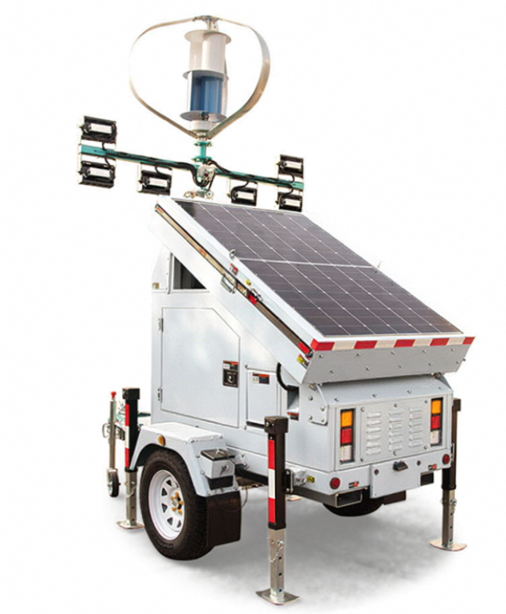 Wind-Solar Hybrid Energy Storage Light Tower